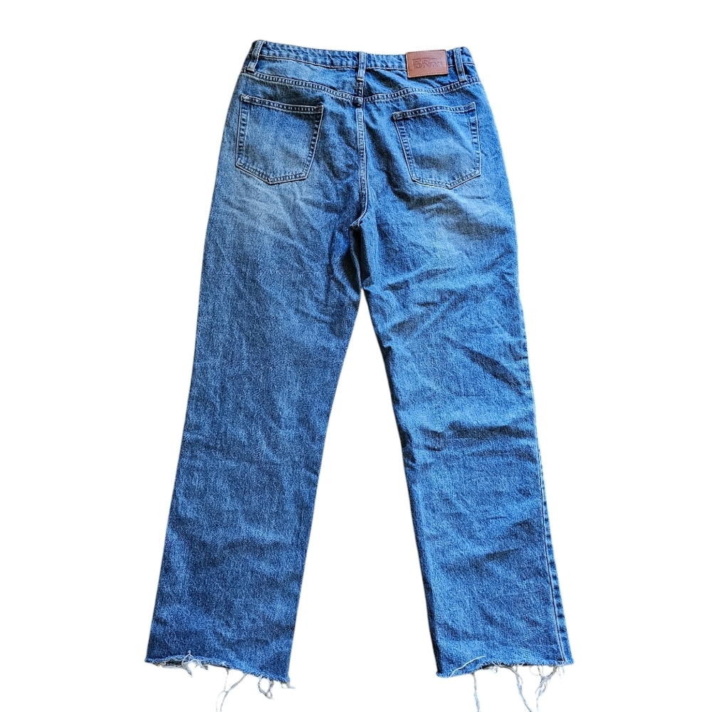 Princell Polly Straight leg high rise jeans Size 10 raw hem - Picture 2 of 7